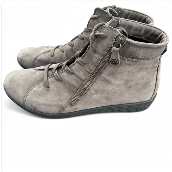 HARTJES Women’s Suede Leather Wool Lined Ankle Boots‎ Casual Luxary Outoor US 12 - Picture 1 of 9